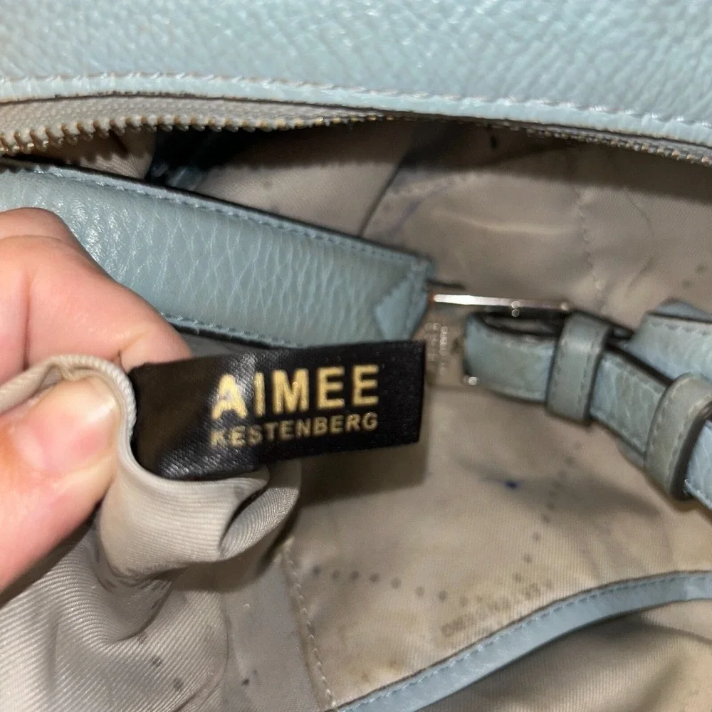 Aimee Kestenberg Bag Bali Hobo Western Teal Shoulder Casual Travel Double Entry